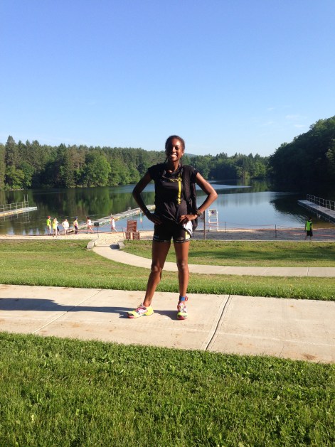 All smiles pre-race... Long before I put my wetsuit on. After that it was a different story.